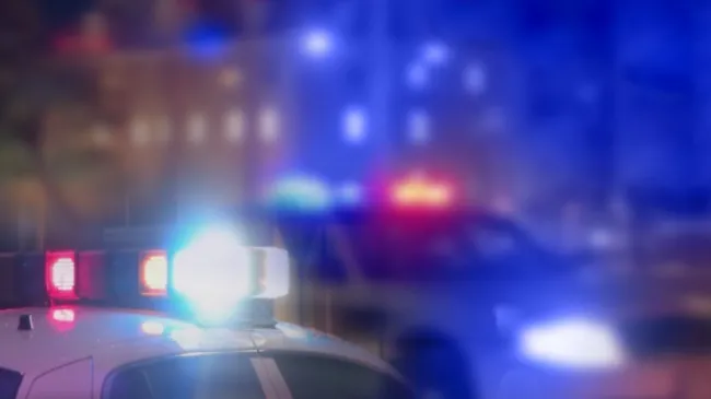 police car lights